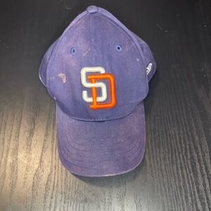 New Era Kids San Diego Padres Navy Blue Orange Logo Cap